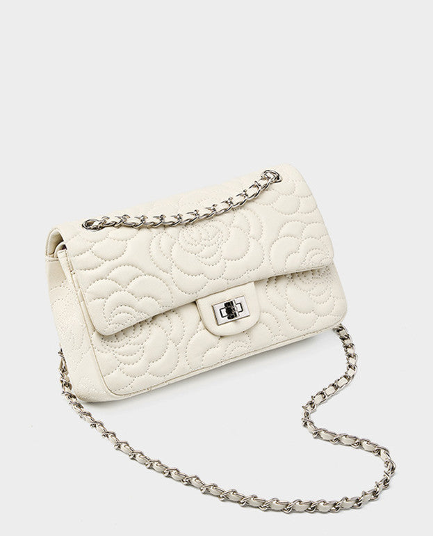 Quilted Chain Shoulder Bag for Women - Fashion Crossbody Purse with Adjustable Strap, Perfect for Work, Travel & Evening Out
