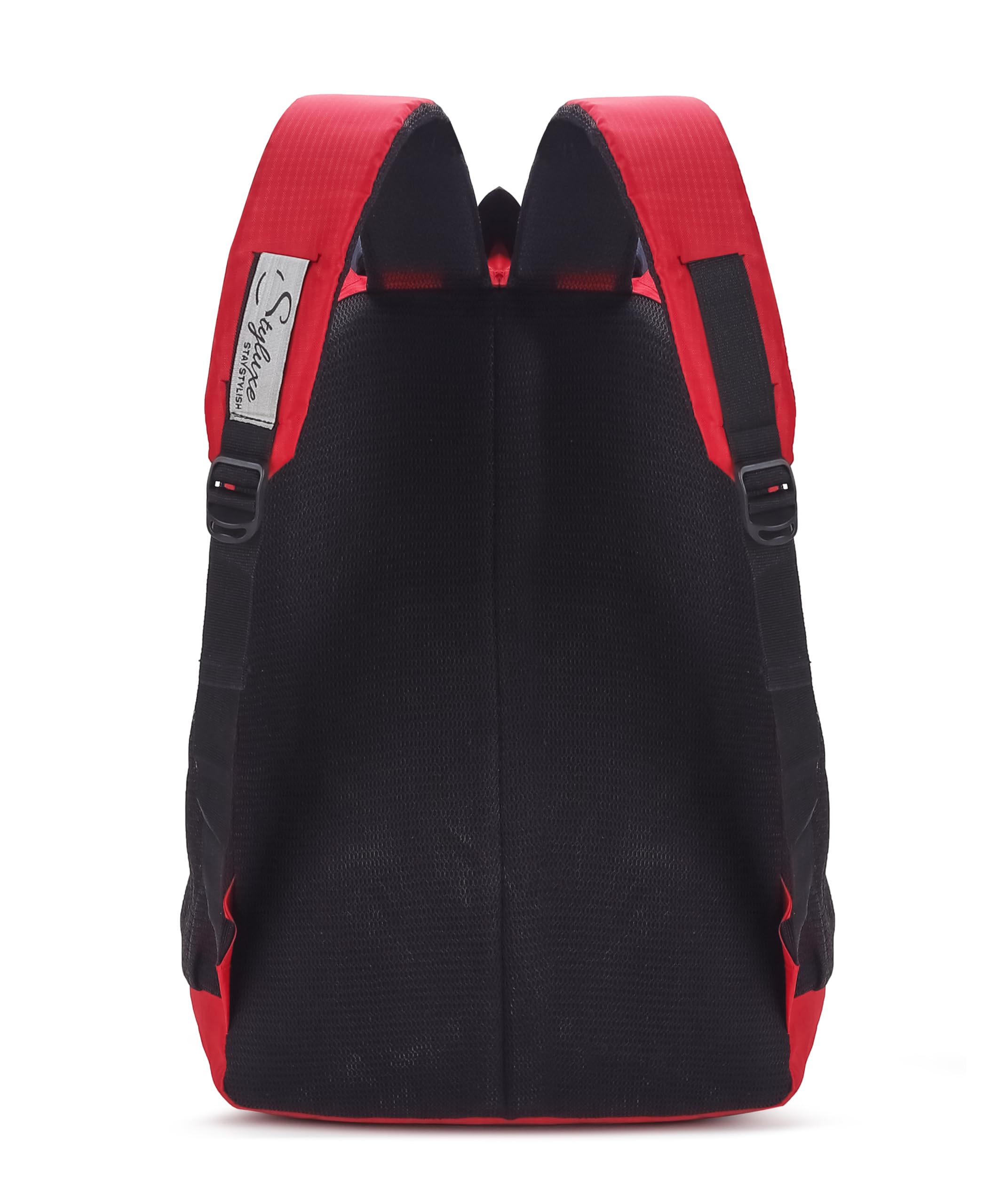 Styluxe Lightweight Red & Blue Backpacks for Boys, Girls, Men & Women - Durable School, College, Office & Travel Laptop Bag - Perfect for Daily Commute, Campus Life & Business Trips