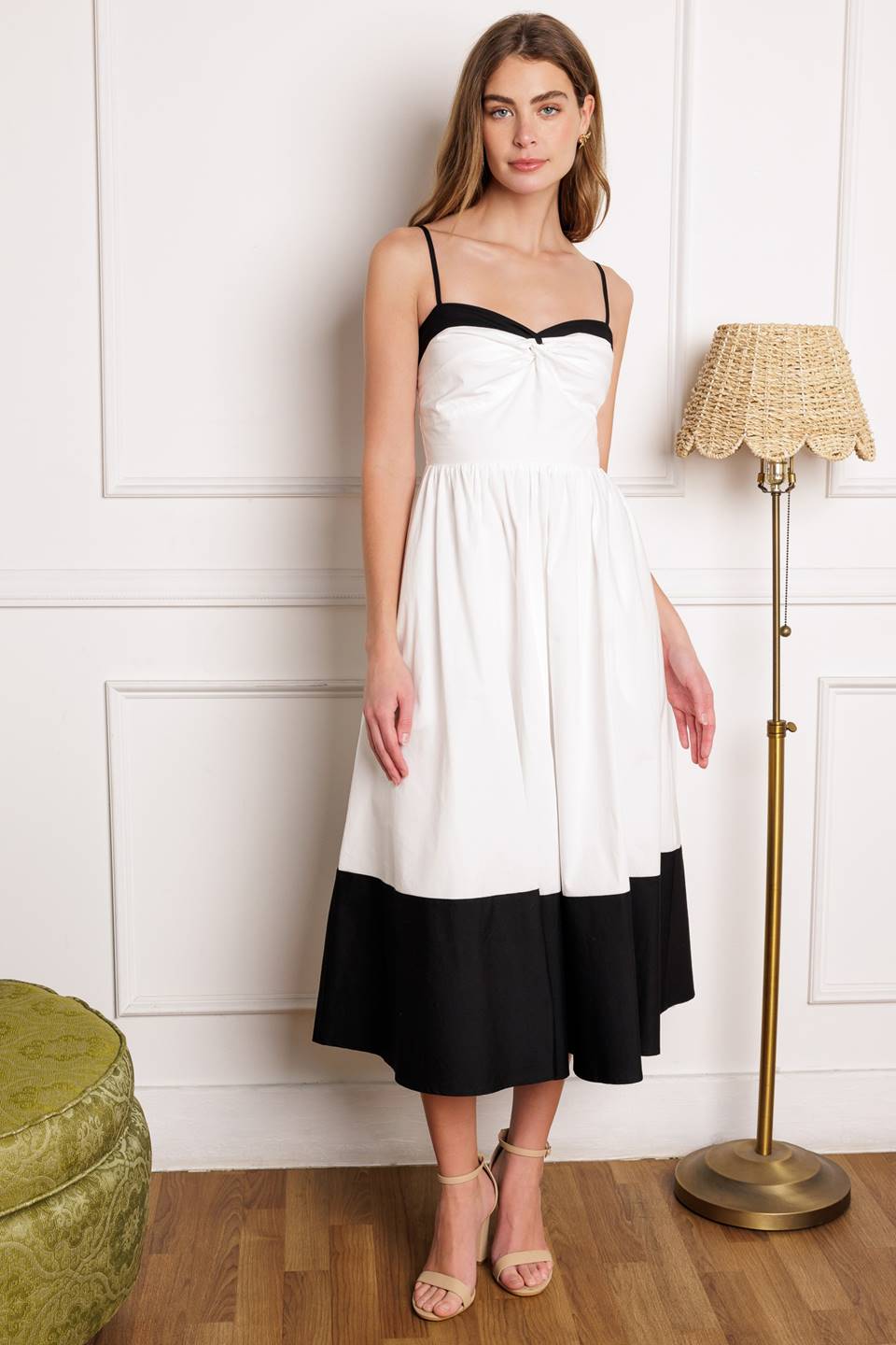 Island Heartbeat Woven Midi Dress - Flowy Summer Dress for Women, Beach Vacation & Boho Style Outfits