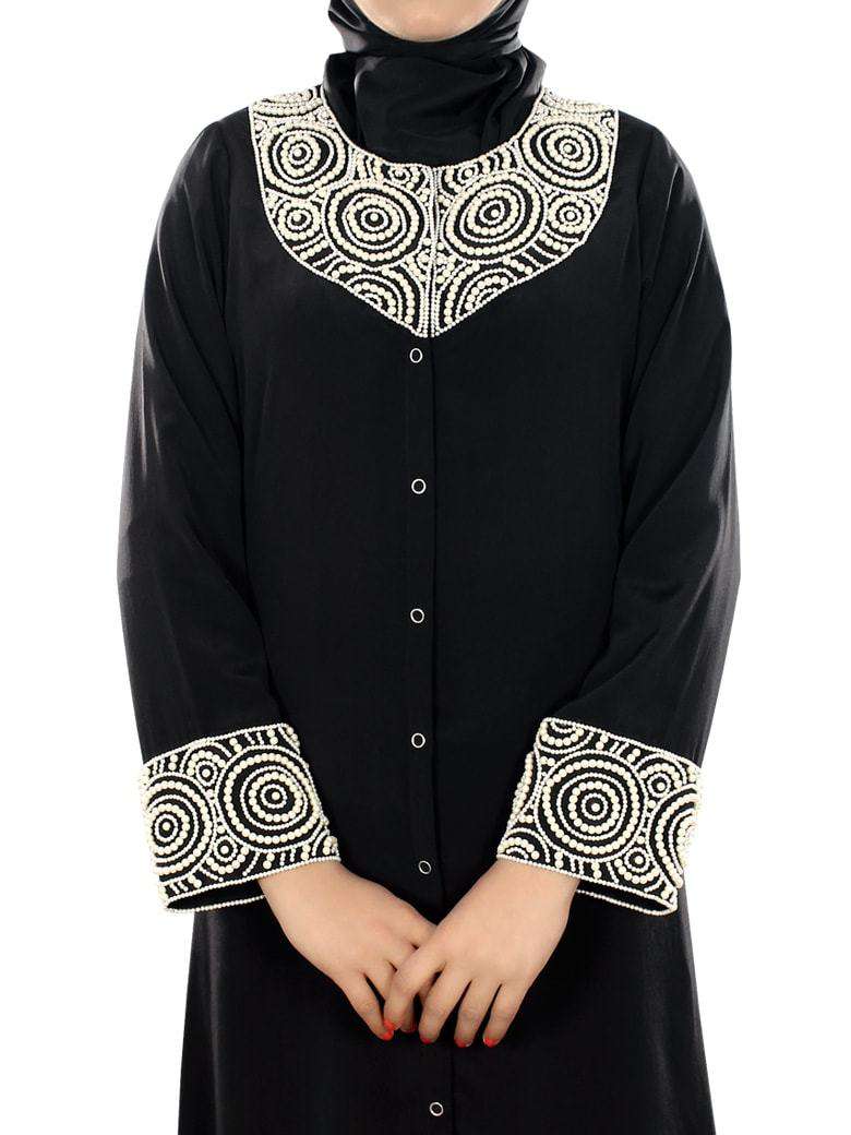 Iqra Black Burqa - Islamic Full Cover Abaya for Women - Modest Prayer Dress for Mosque & Daily Wear