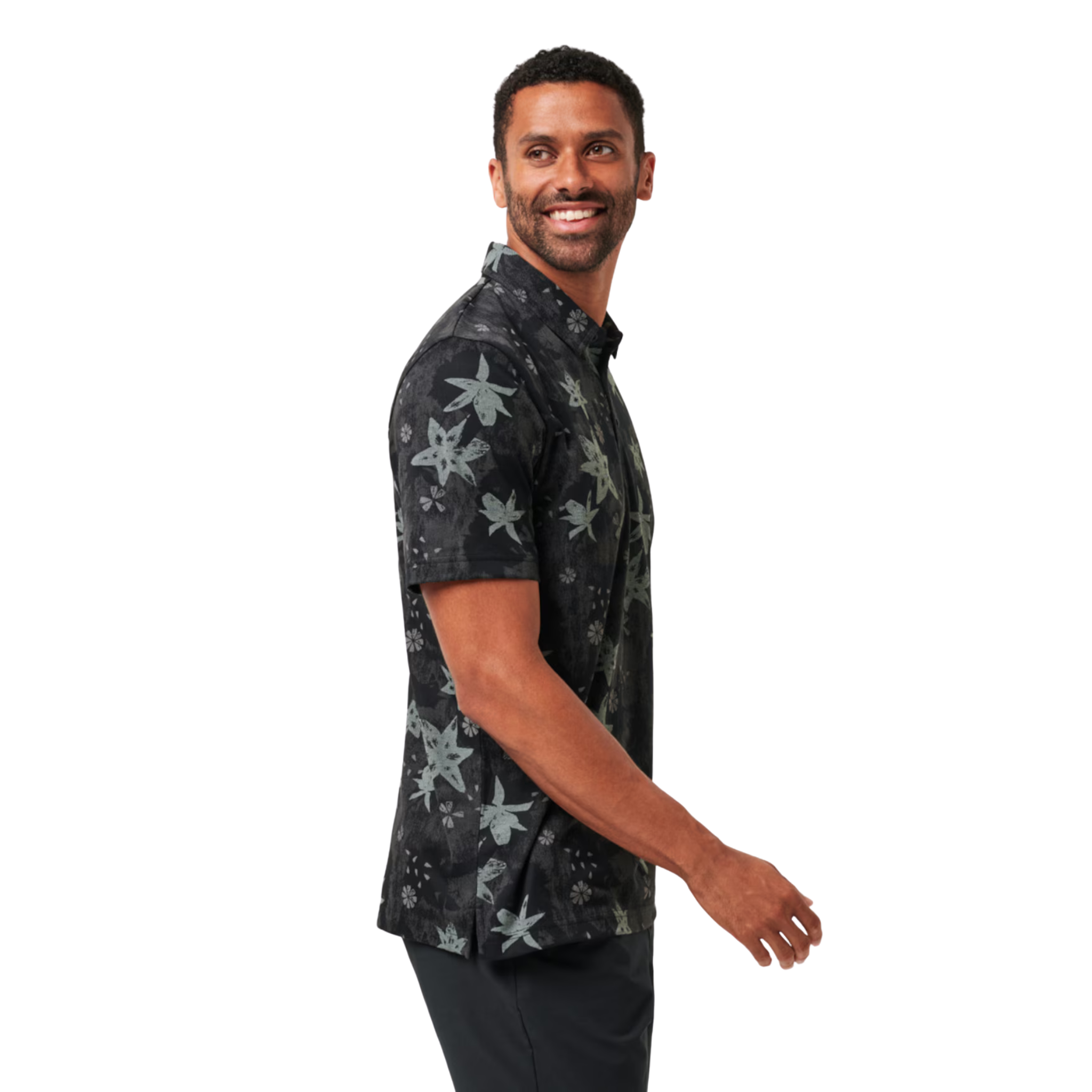 TravisMathew Men's Trek Tide Performance Polo Shirt - Moisture-Wicking, Breathable & Quick-Dry for Golf, Tennis & Casual Wear