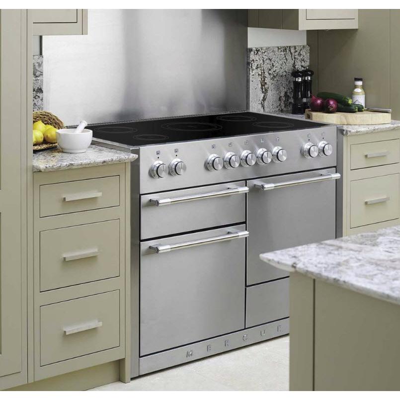 AGA 48-Inch Mercury Induction Range with True European Convection - Stainless Steel AMC48IN | Professional Kitchen Appliance for Home Chefs & Cooking Enthusiasts