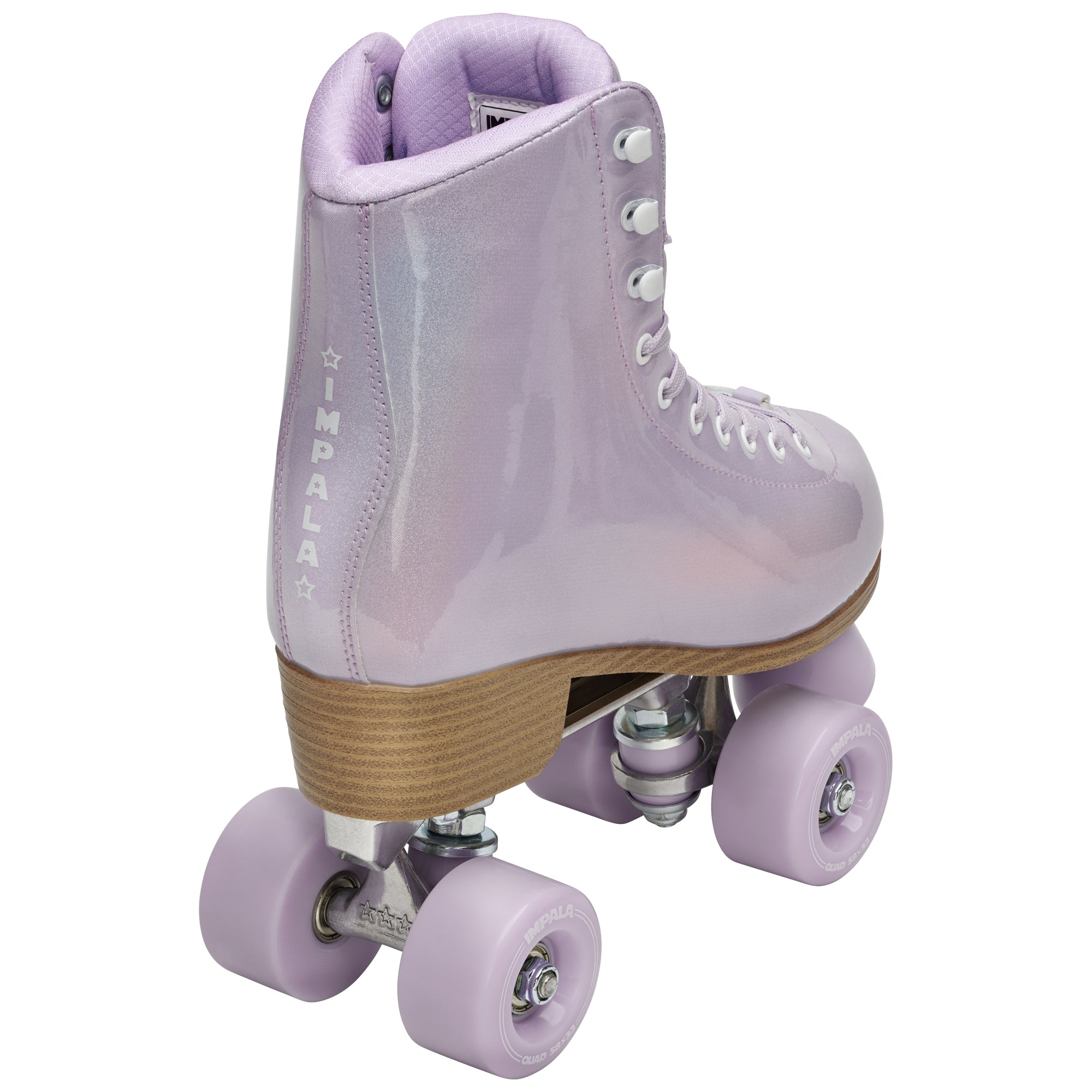 Impala Lilac Glitter Sidewalk Roller Skates for Women - Outdoor & Indoor Quad Skates for Beginners - Perfect for Park, Rink, and Street Skating