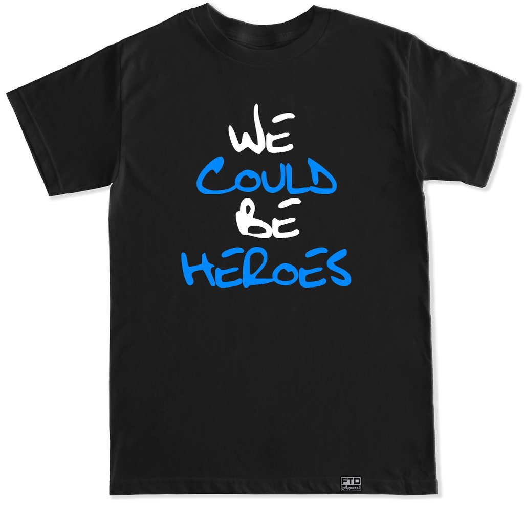 FTD Apparel Men's We Could Be Heroes Graphic T-Shirt - Soft Cotton Short Sleeve Tee for Casual Wear, Gifts & Superhero Fans