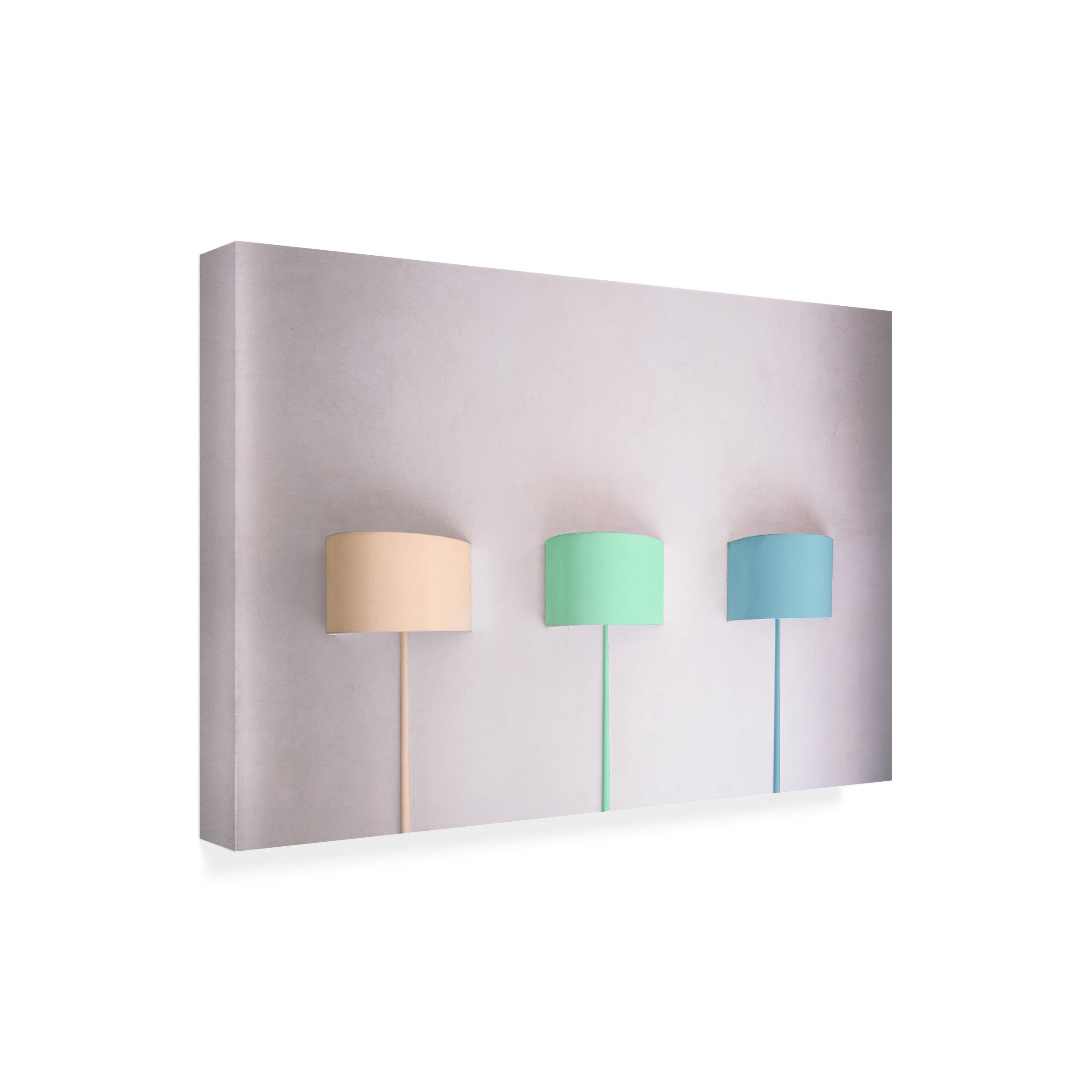 Harry Verschelden Pastels Canvas Art Print - Modern Abstract Wall Decor for Living Room, Bedroom & Office - Trademark Fine Art Collection