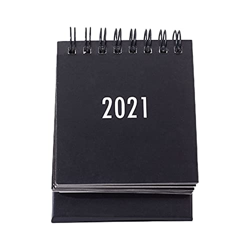 JNXFUZMG 2020-2021 Mini Desk & Wall Calendar - Aug 2020 to Dec 2021 Standing Flip Planner for Daily Scheduling, Office, Home, or School Use (Color C)