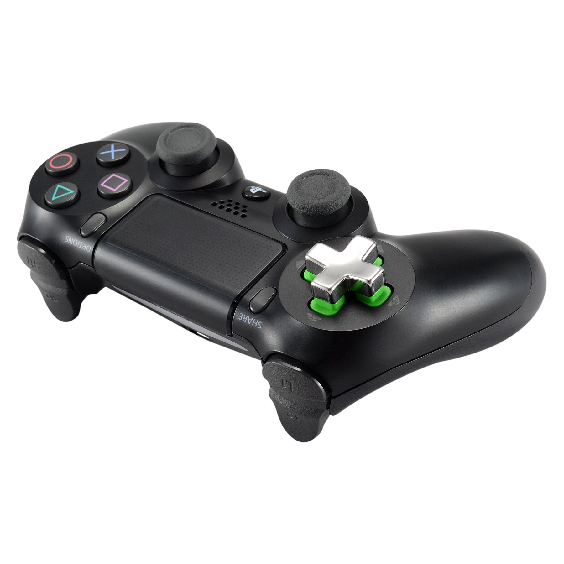 eXtremeRate Magnetic Metal Custom Button & Adjustable D-Pad Replacement Kit for PS4 Pro/Slim Controller (3-in-1) - P4J1001 | Enhanced Gaming Performance for FPS, Racing & Action Games