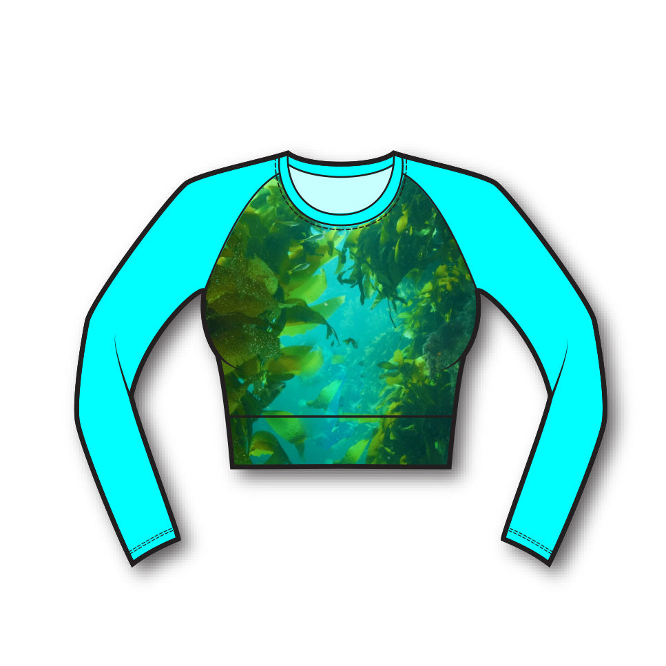 Wholesale 20+ Pieces Mix and Match Cropped Rash Guards - Swimwear for Women, Beach Cover Up, Yoga, Surfing & Activewear