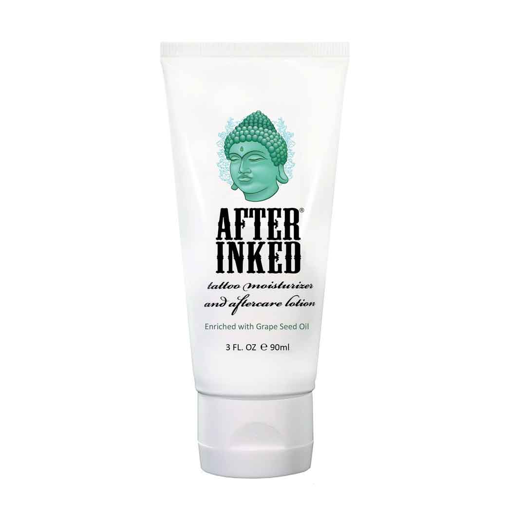 Afterinked Tattoo Aftercare Lotion - Premium Moisturizing Cream for Tattoo Healing & Skin Protection (3oz) - Perfect for New Tattoos, Dry Skin & Tattoo Maintenance