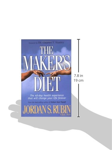 The Maker's Diet Book - Organic Nutrition Guide for Healthy Living | Weight Loss & Wellness Plan | Perfect for Home Cooking & Meal Prep
