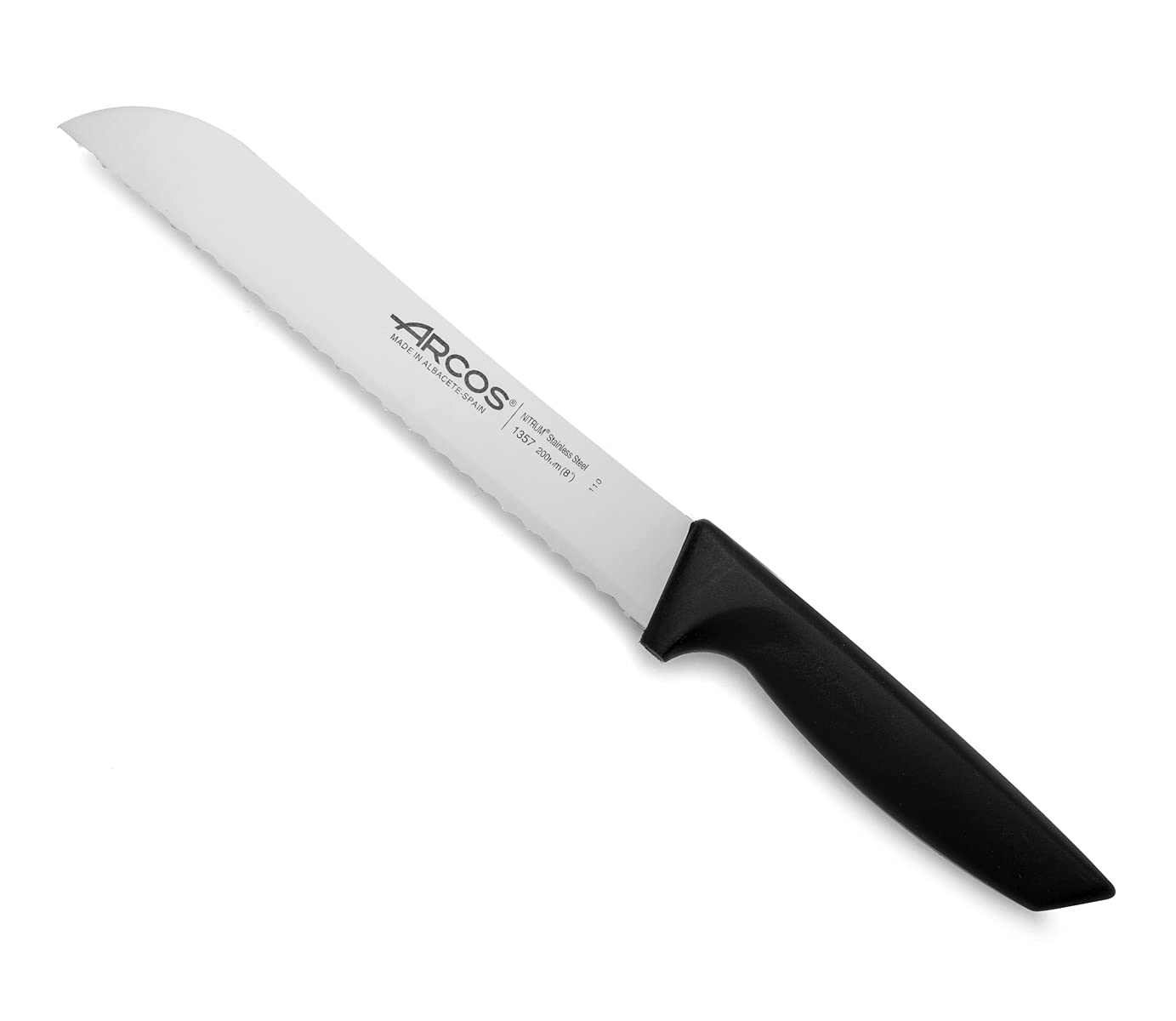 Arcos Niza 8 Inch (200mm) Professional Bread Knife - Perfect for Slicing Baguettes, Sourdough & Artisan Loaves