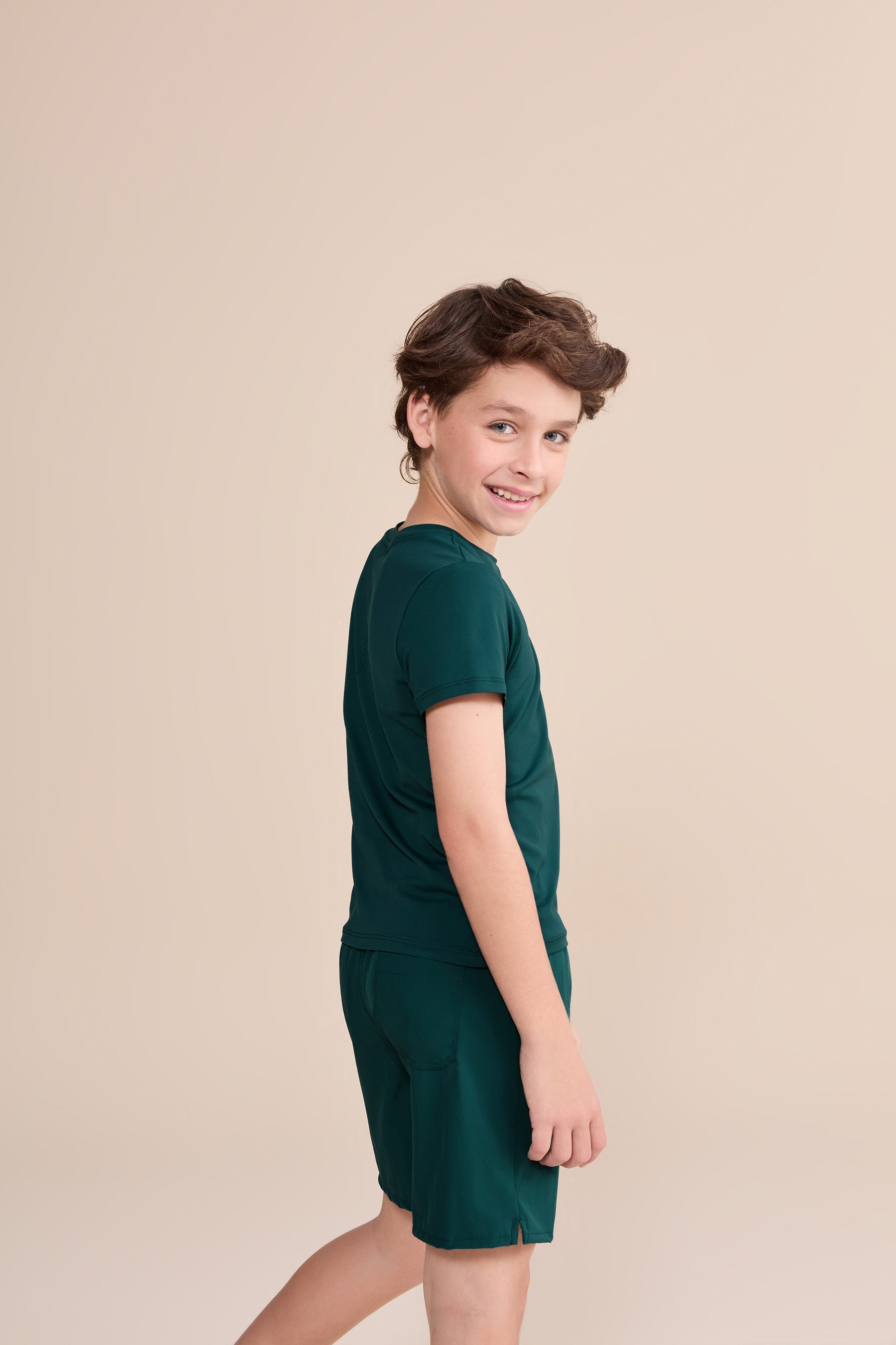 Dryside Kids Long Shorts for Boys & Girls - Comfortable Athletic Running Playwear for Outdoor Sports & Summer Activities