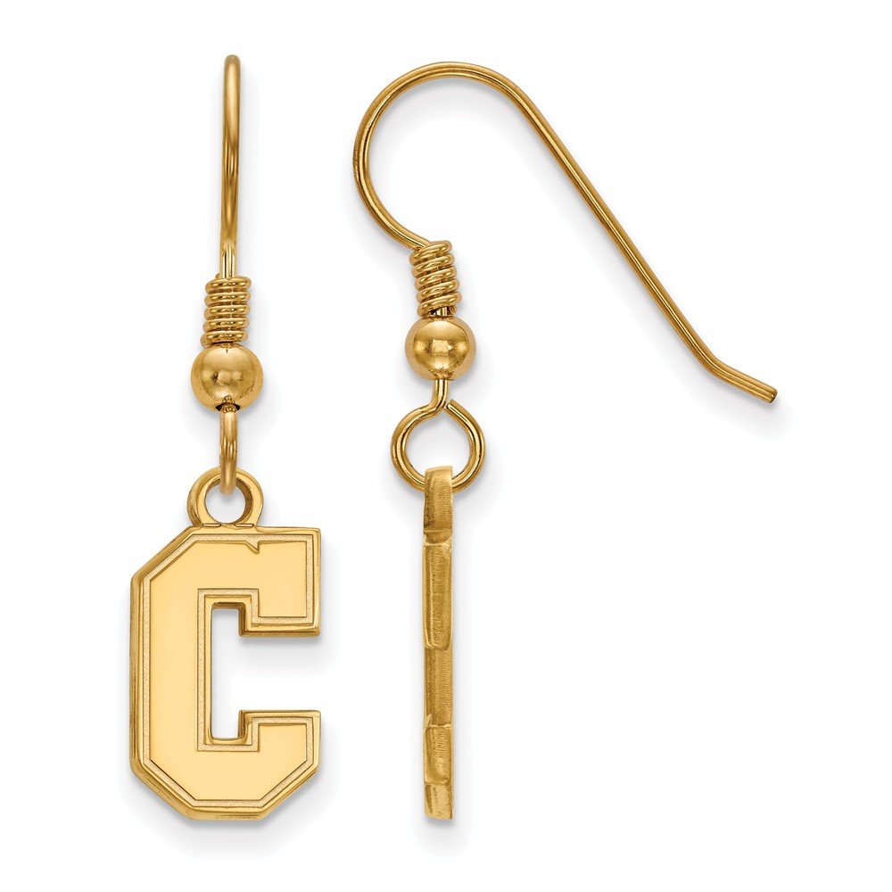 GP College of Charleston Small Dangle Earrings - Sterling Silver Wire Drop Earrings for Women | Perfect for Parties, Weddings & Everyday Wear