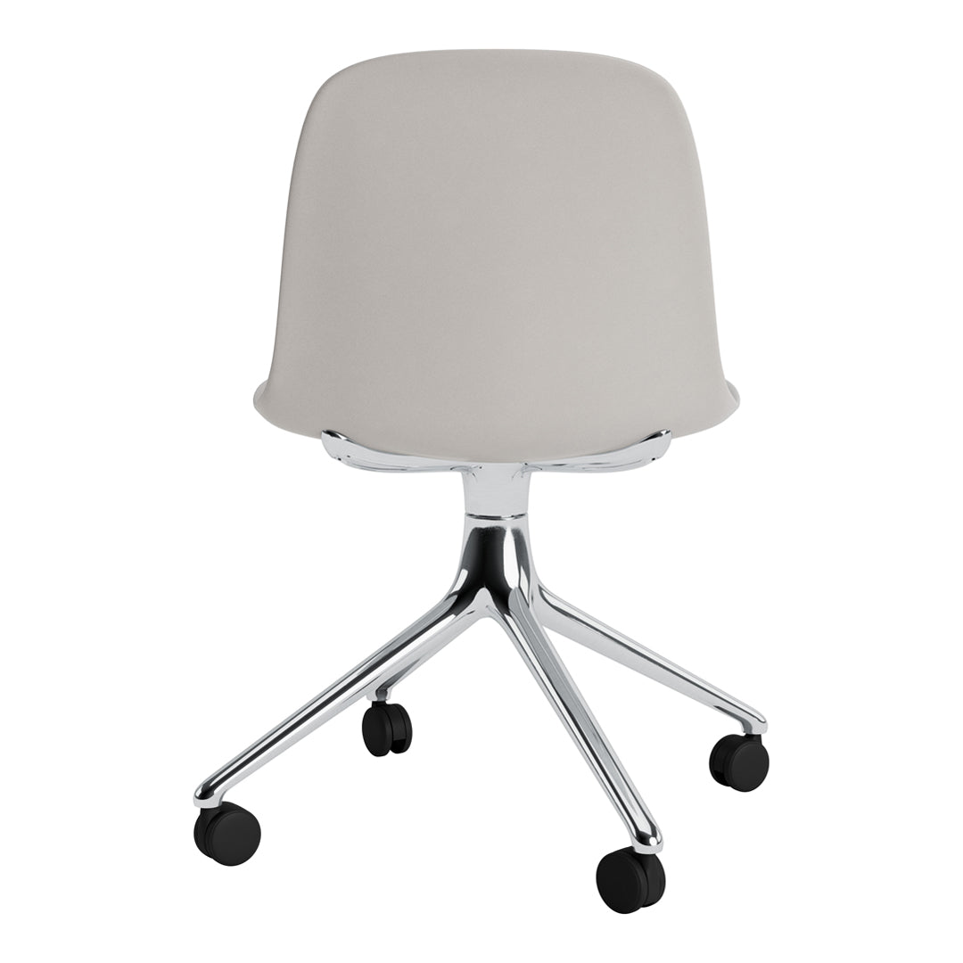 Ergonomic Form Chair with 4-Wheel Swivel Base - Adjustable Office Chair for Home & Work - Perfect for Desk Work, Gaming, and Study Sessions
