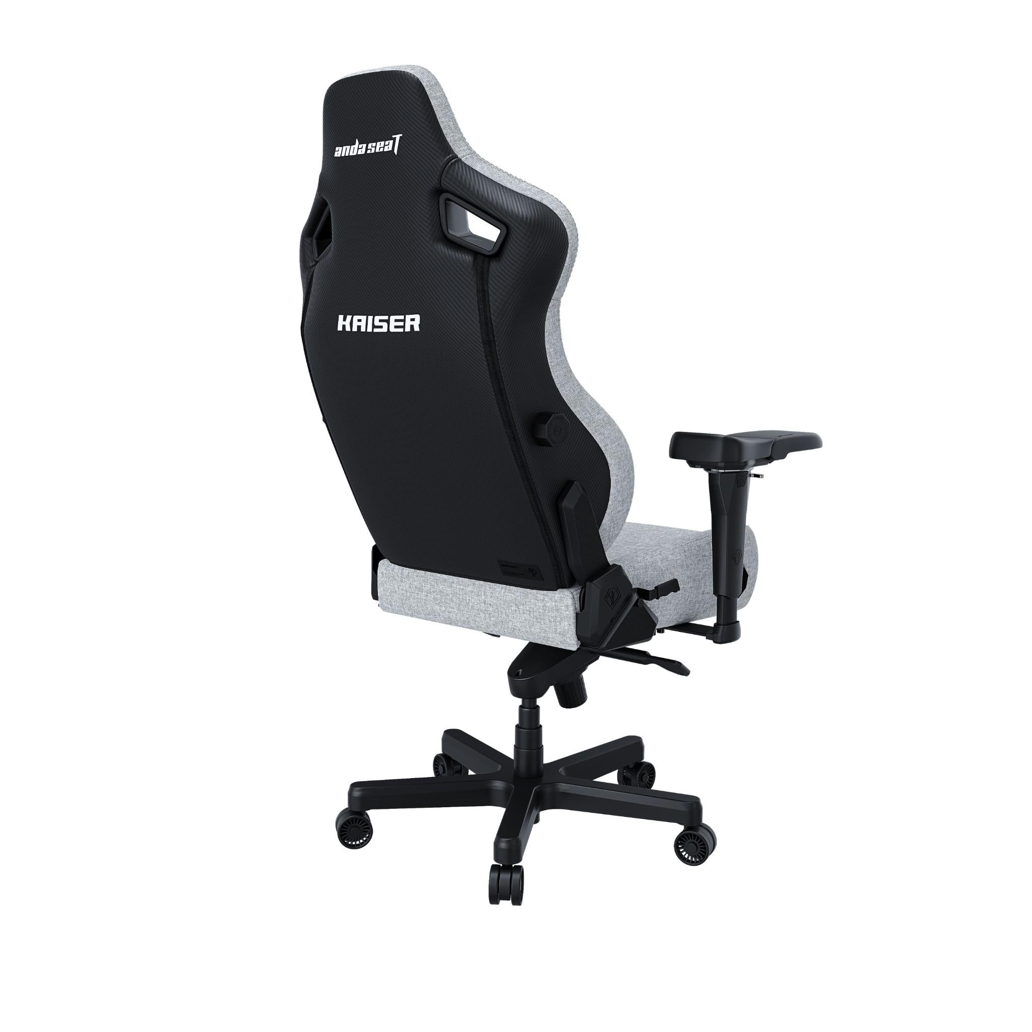 Anda Seat Kaiser 4 Series Premium Gaming Chair - Ergonomic Office & PC Gaming Chair with Adjustable Lumbar Support - Large Size Ash Grey - Perfect for Esports, Streaming & Home Office Work
