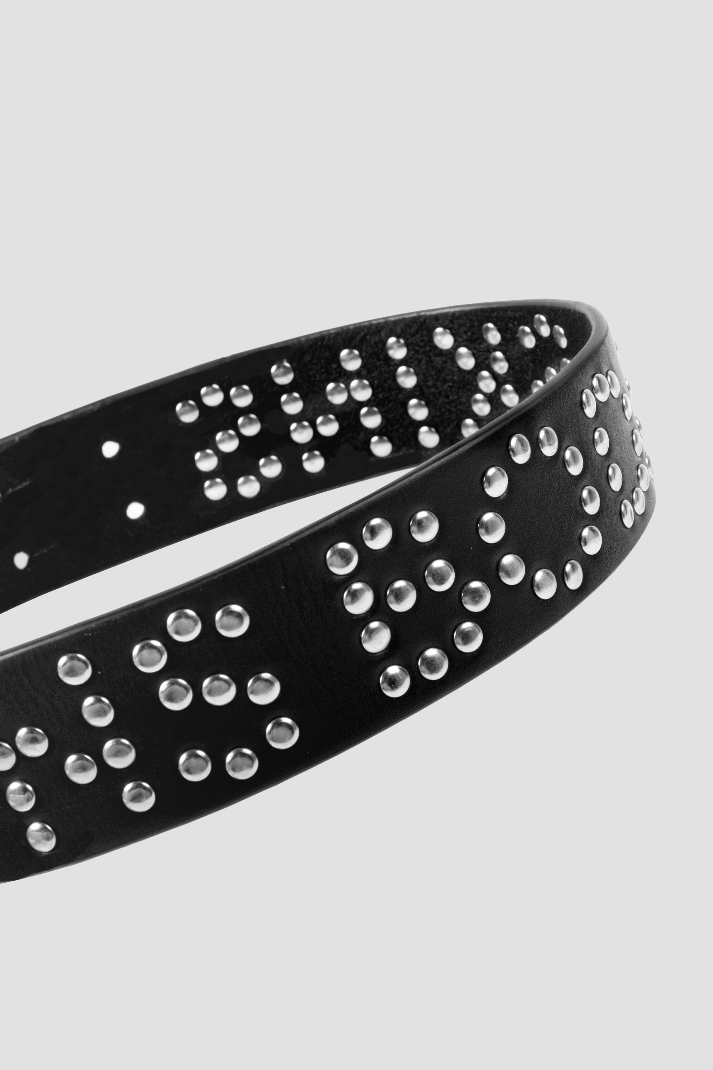 Stylish Studded Logo Saddle Pin Belt for Men & Women | Fashion Western Accessory | Perfect for Jeans, Dresses & Cowboy Boots