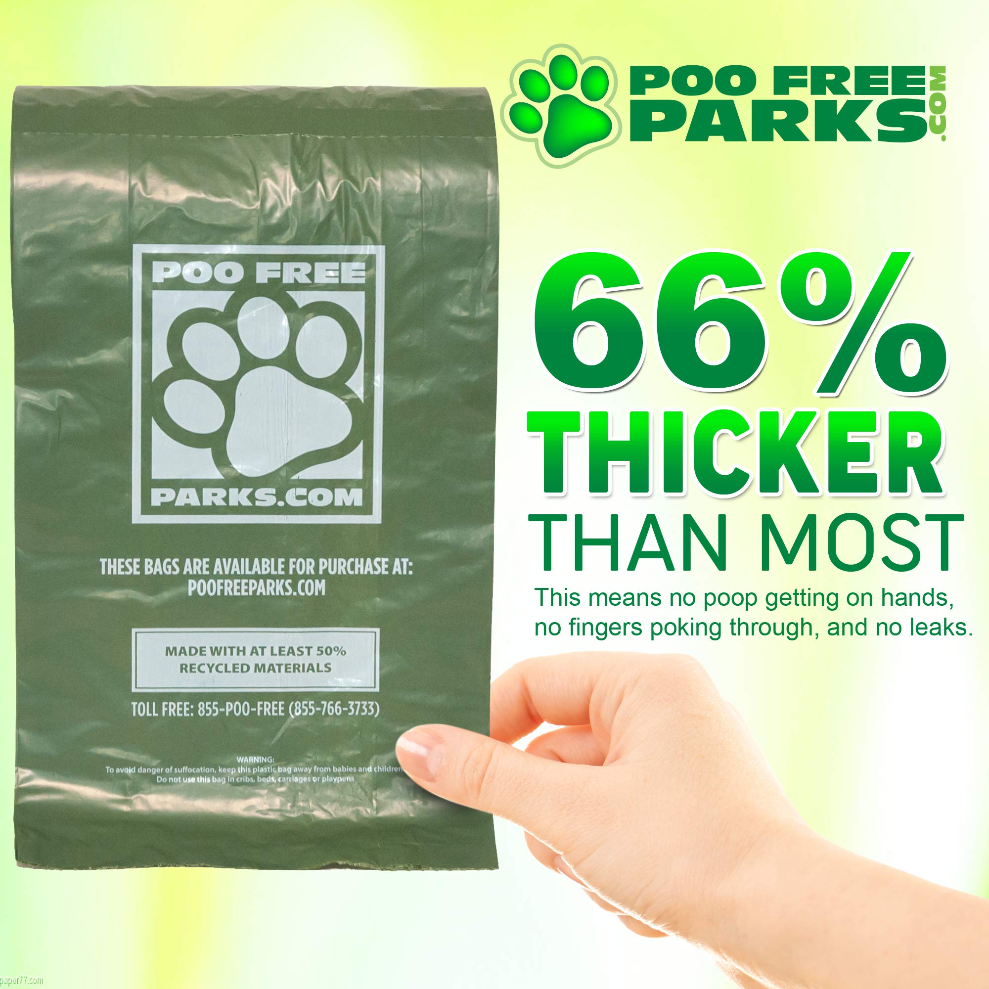 Biodegradable Dog Waste Bags - 600 Count XL Pet Poop Bags with Expandable Gusset | Extra Thick Leak-Proof Design for Easy Cleanup | Perfect for Parks, Walks & Backyard Use