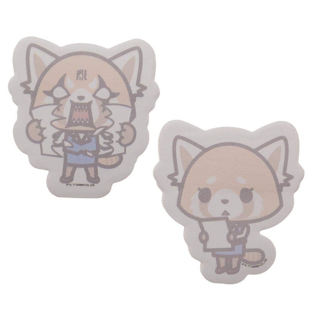 Aggretsuko Anime Stationery Set - Cute Sanrio Notebook, Pens & Stickers for Office, School & Gift Giving - Perfect for Fans & Collectors