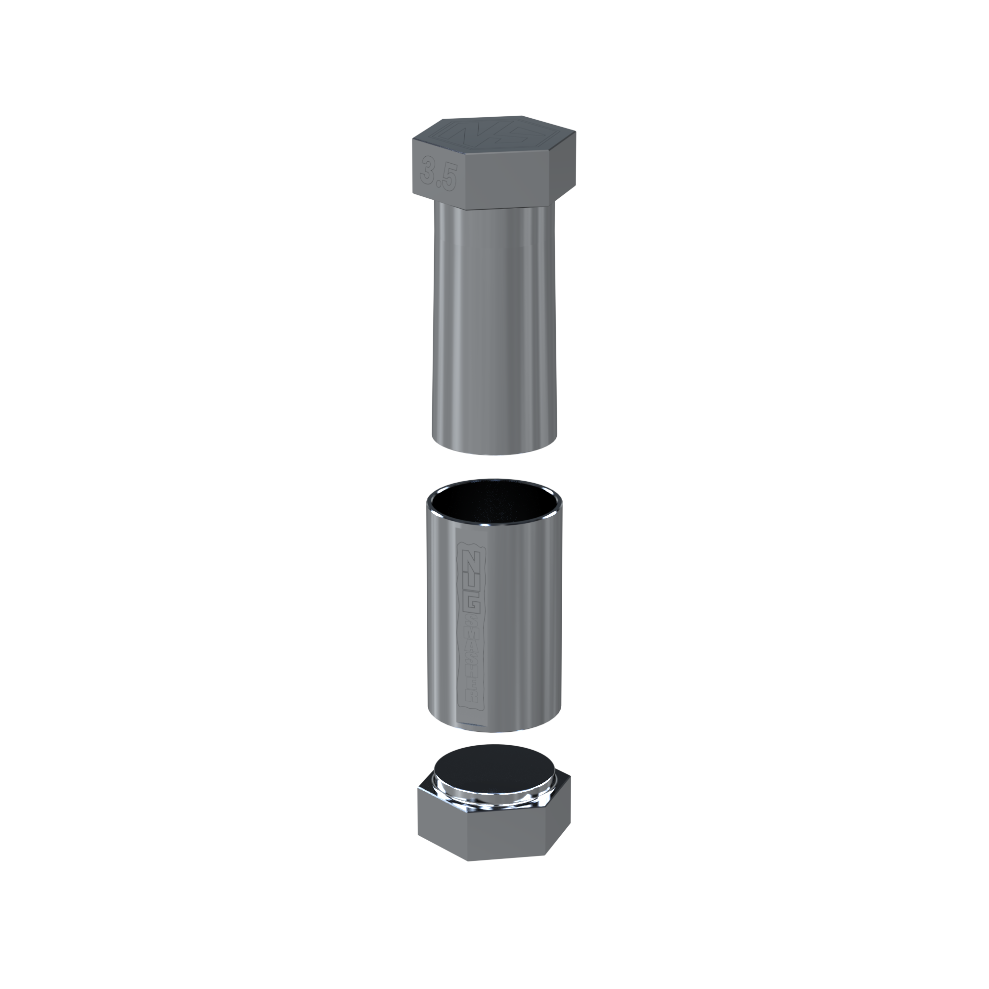 NugSmasher 3.5g Round Pro Pre Press Mold for Rosin - Premium Stainless Steel Concentrate Press Mold for Hash, Kief & Wax - Perfect for DIY Rosin Extraction at Home