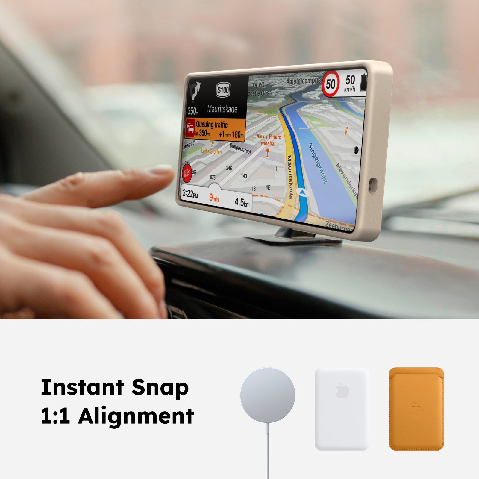 Ostand Q3 Rotating Phone Stand for Samsung Galaxy S25 Plus - Perfect for Desk, Home Office & Video Calls