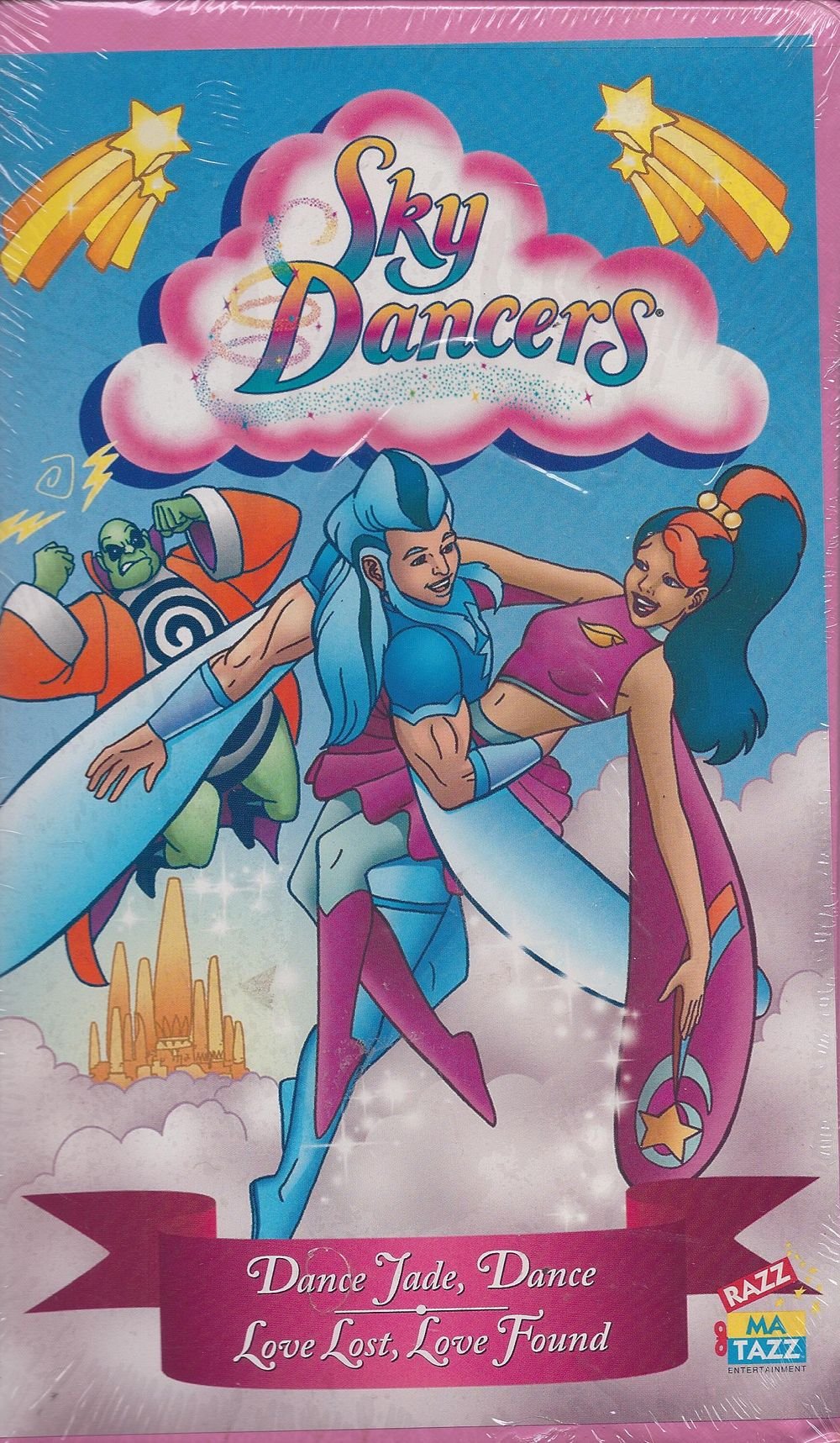 Sky Dancers Dance Jade & Love Lost Love Found VHS Tape - Classic 90s Animated Fantasy Movie for Kids & Nostalgic Collectors - Perfect for Family Movie Nights & Retro Animation Enthusiasts