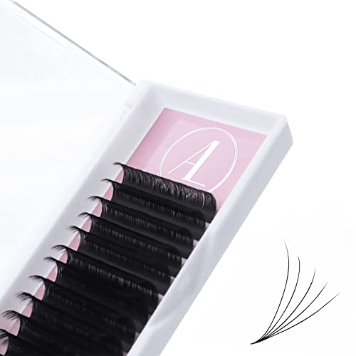 ALLOVE Professional 0.07 CC Curl 20mm Volume Eyelash Extensions - Individual Cluster Lashes for Dramatic Look | Perfect for Salon, Bridal & Special Occasion Makeup