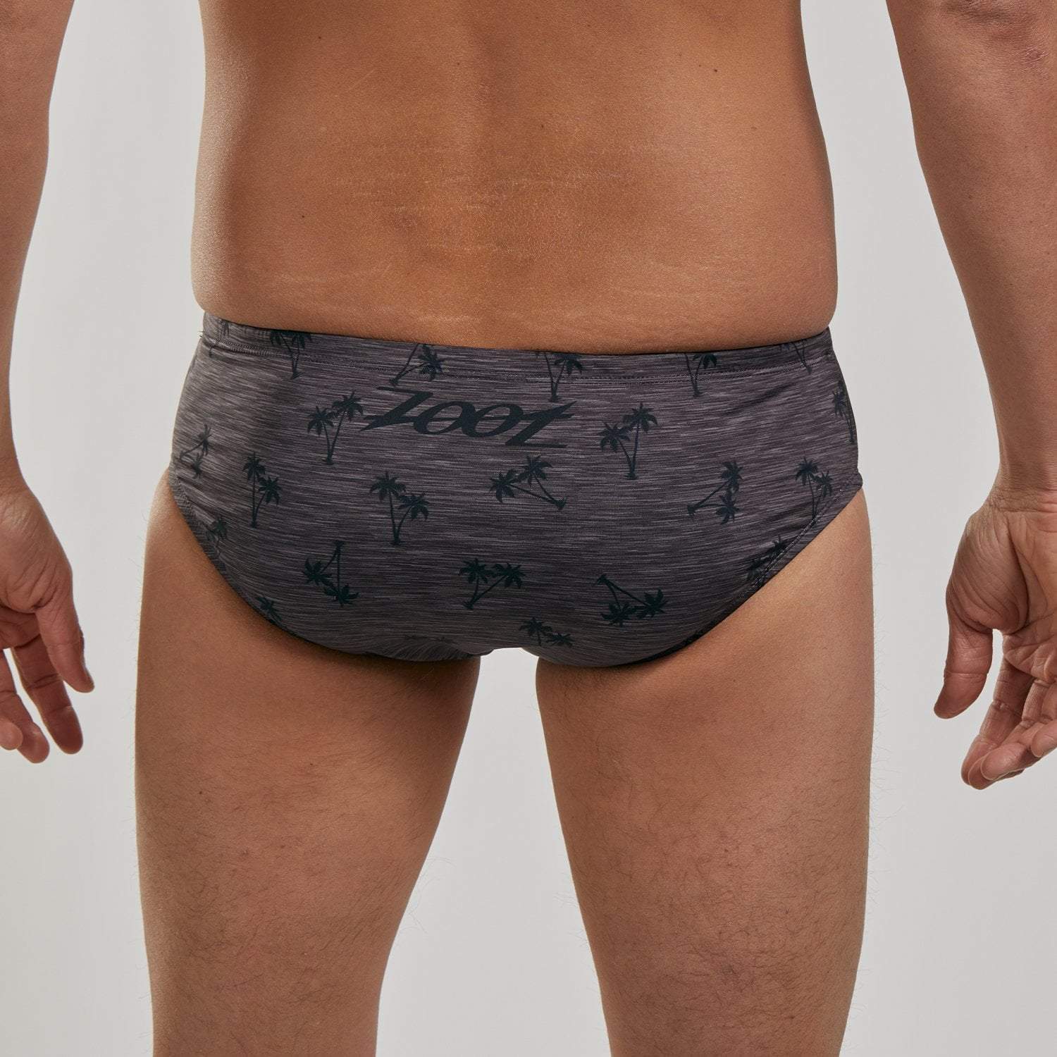 Men's Heather Palm Swim Brief - Comfortable & Stylish Swimwear for Beach, Pool & Water Sports