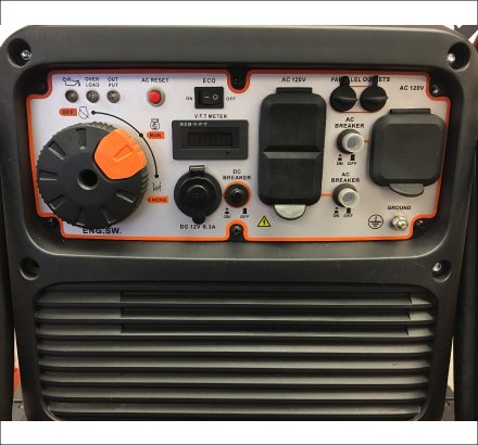 BNG4000iD 4000W Portable Inverter Generator - Quiet, Lightweight & Fuel Efficient for Camping, RV Trips & Emergency Power Backup
