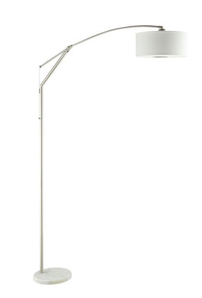 Grandora Modern Floor Lamp - Adjustable Brightness LED Standing Light for Living Room, Bedroom & Office - Energy Efficient Home Decor Lighting with Remote Control