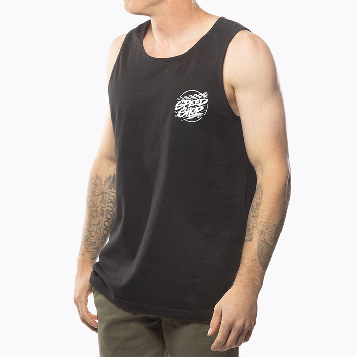 Burner Tank Top for Men - Breathable & Comfortable Black Sleeveless Shirt for Gym, Workout & Summer Outfits