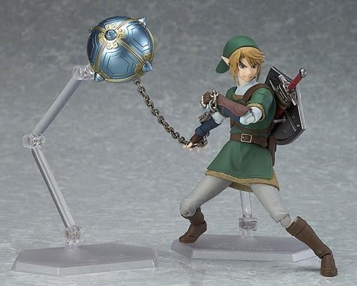 Good Smile The Legend of Zelda: Twilight Princess Link Deluxe Edition Figma Action Figure - 15 Years to 99 Years - Perfect for Gaming Collectors, Display Shelves & Zelda Fans
