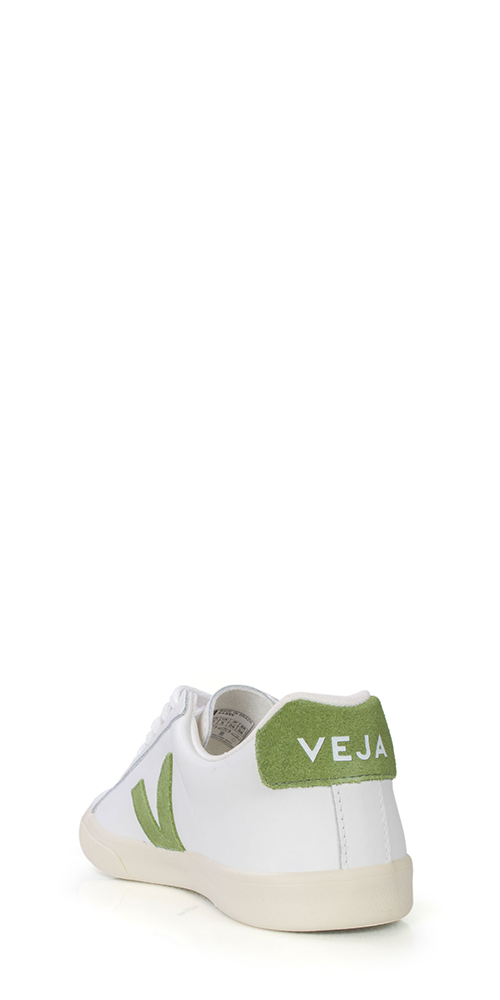 Esplar White Kiwi Leather Sneakers for Men & Women - Comfortable Casual Walking Shoes for Daily Wear, Office & Travel