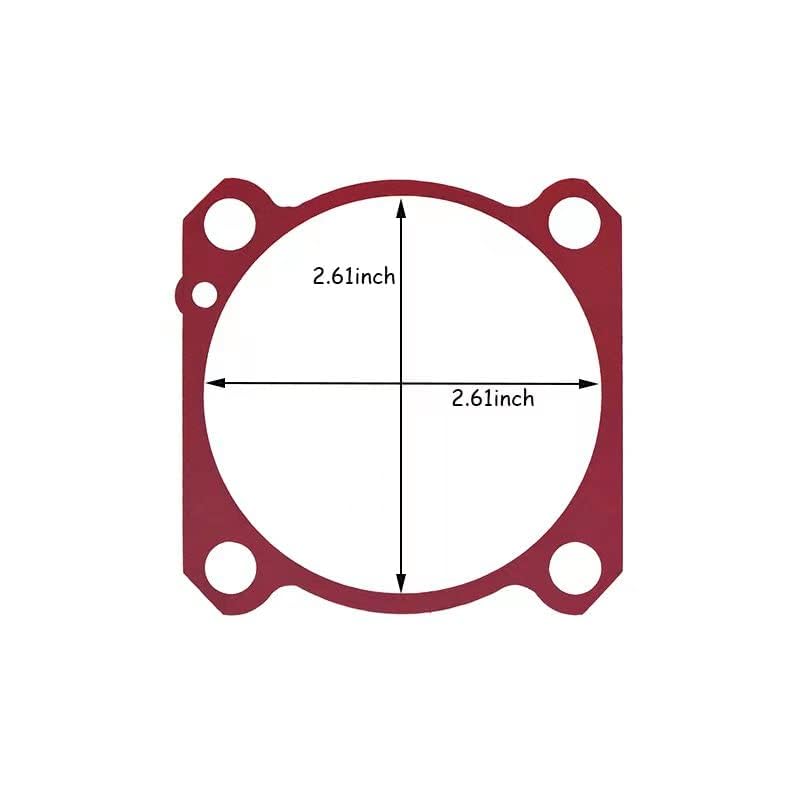 6 Pack Aftermarket Gasket Replacement for Hitachi NR83 Series Nail Guns - Compatible with NR83AA3, NV65AA, NV65AC, NV75A, NR83AA4, NR83A, NV83A3, NR83AA Models - Perfect for Construction, Roofing, and Woodworking Projects