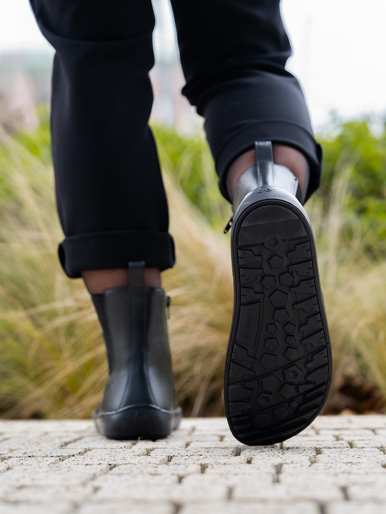 Barefoot Boots for Women - Be Lenka Allure All Black | Comfortable & Stylish Minimalist Shoes for Walking, Hiking & Everyday Wear