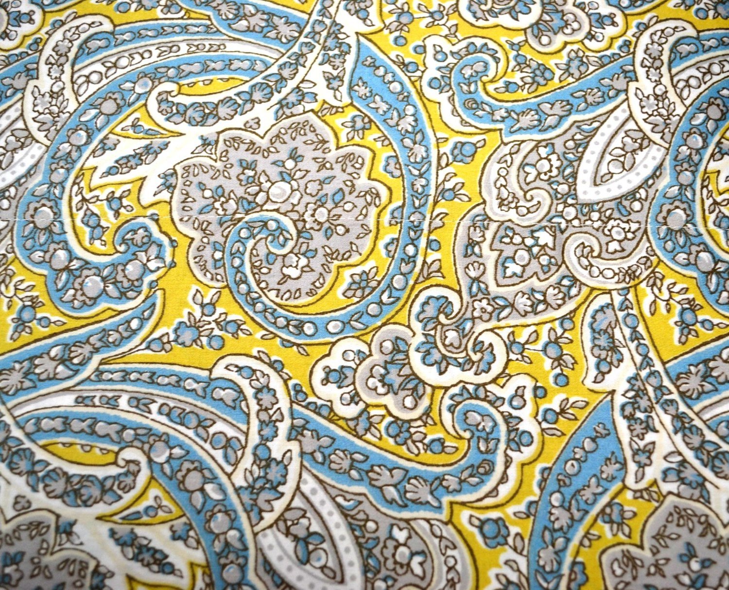 Laura Ashley Vanessa Gold Blue King Sheet Set - Luxury Paisley Print Bedding for Master Bedroom | Soft & Breathable Cotton Sheets for Ultimate Comfort