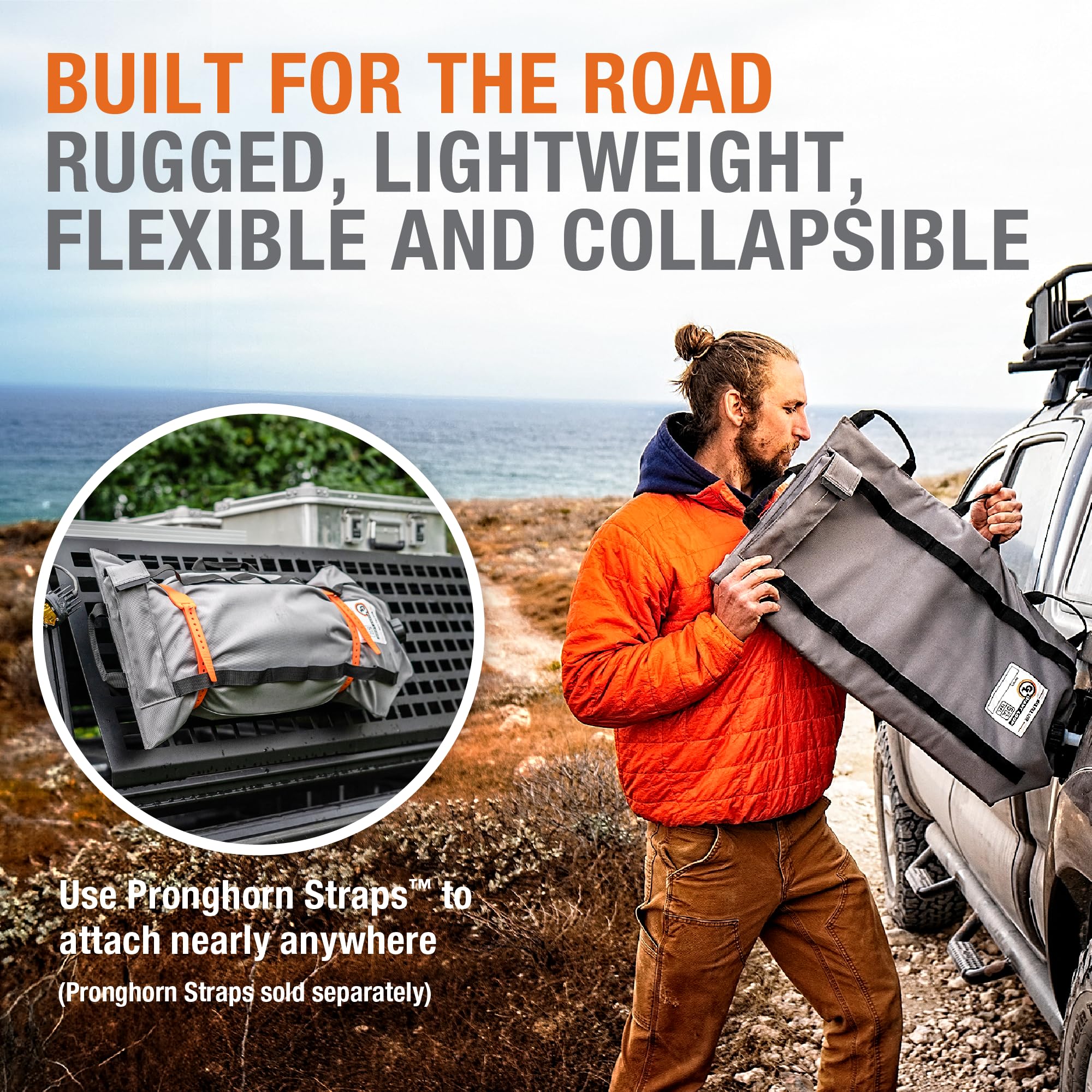 Giant Loop Armadillo Bag - 2-Gallon Utility Bladder for Safe Transport & Storage of Powersports & Automotive Fluids - Perfect for Motorcycles, UTVs & ATVs - Ideal for Off-Road Adventures, Camping & Emergency Preparedness
