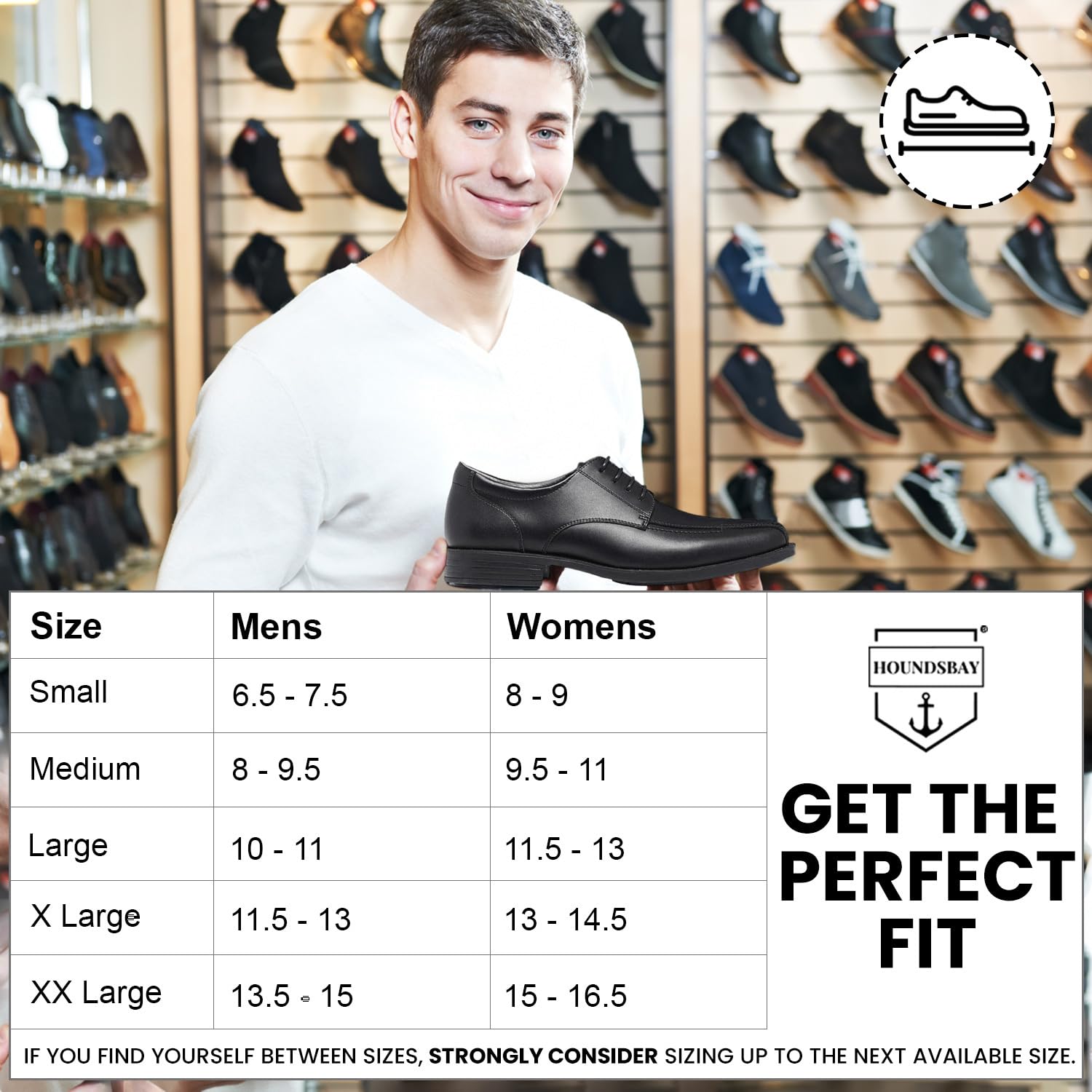 HOUNDSBAY Premium Cedar Shoe Trees for Men & Women - Sneaker Shapers & Shoe Widener - Keep Shoes Fresh & Odor-Free - Perfect for Dress Shoes, Boots & Sneakers