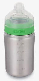Stainless Steel Baby Bottle 9oz - BPA Free, Leak Proof, Insulated for Hot & Cold Liquids - Perfect for Travel, Daycare, and On-the-Go Feeding