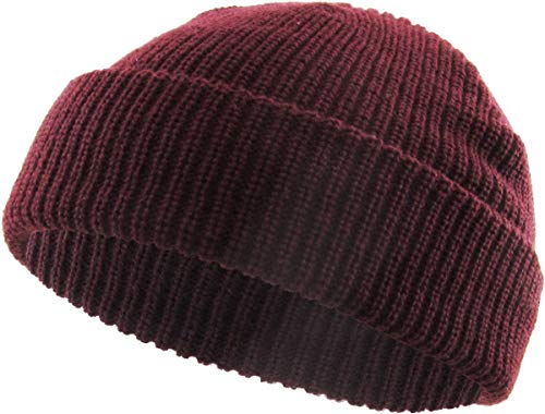 Burgundy Fisherman Beanie