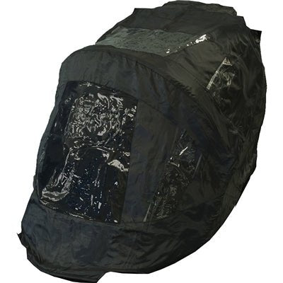 Waterproof Black Weather Cover for Pet Strollers - No Zipper Design for Easy Access - Perfect for Outdoor Walks, Park Visits, and Travel with Your Dog
