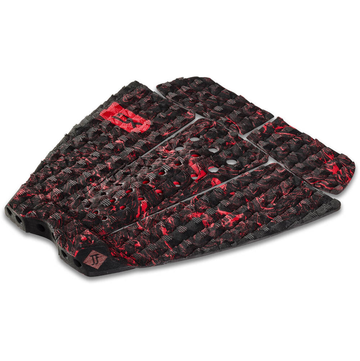 **Dakine John John Florence Pro Deck Pad - Non-Slip Traction Pad for Surfboards - Red/Black Design - Perfect for Surfing, Paddleboarding & Water Sports**