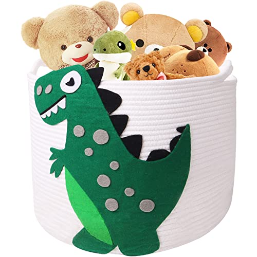 Large Woven Storage Basket with Handle - 14