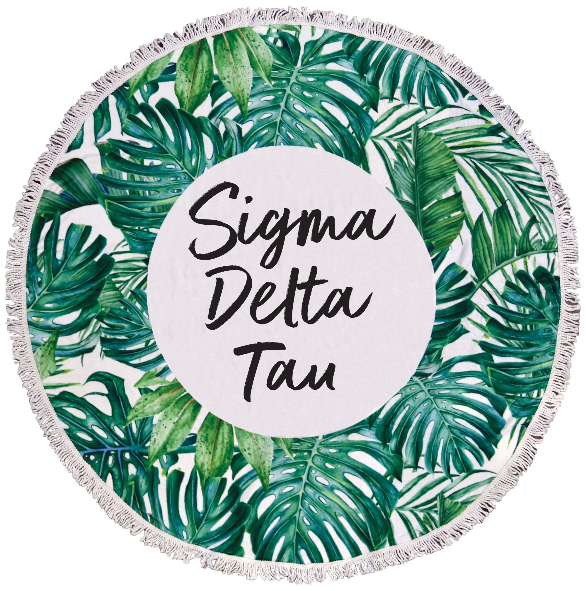 Sigma Delta Tau SDT Sorority Round Beach Towel - 60