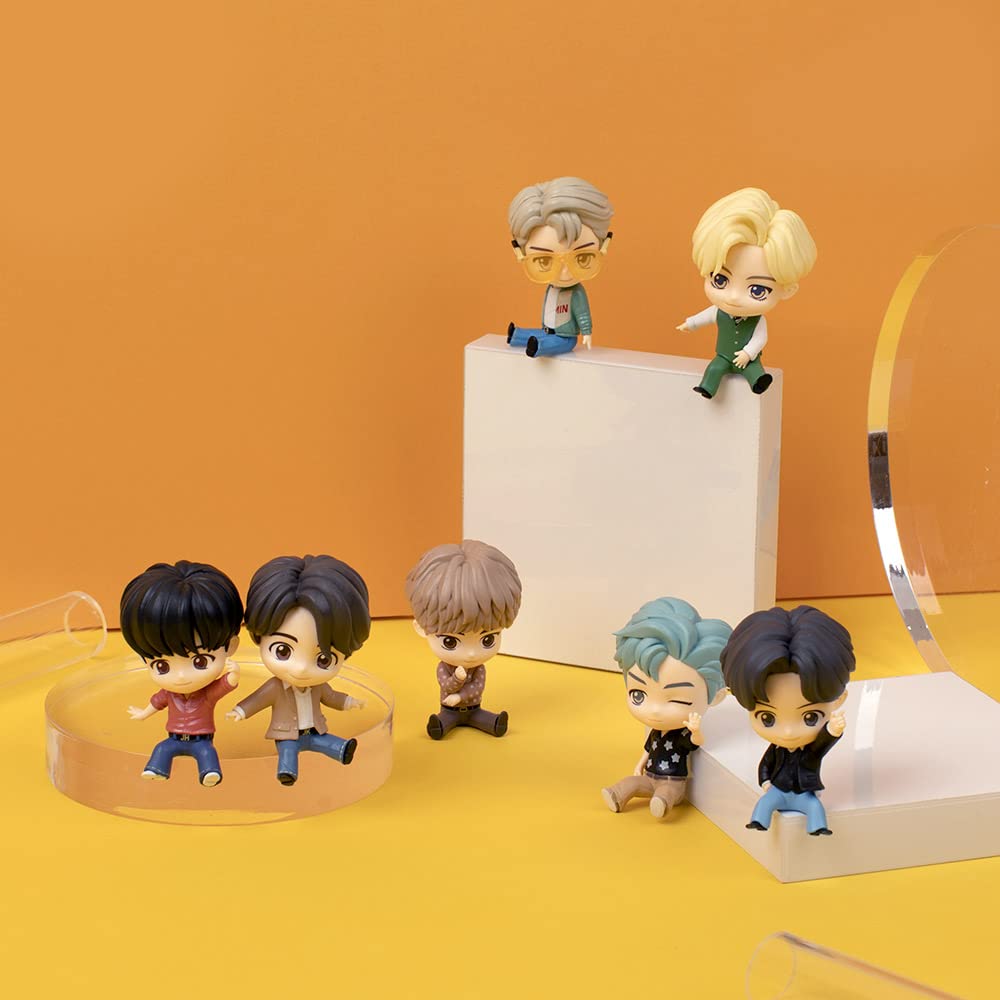 BTS Dynamite Jimin PC Monitor Figure - Cute Anime Desktop Decor for K-Pop Fans, Office & Gaming Setup Accessories