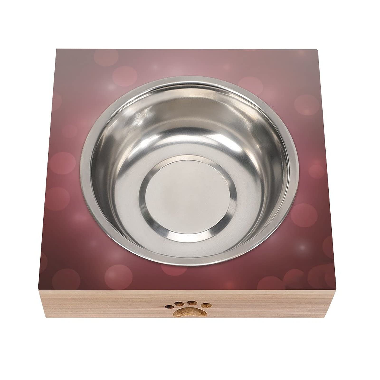 Non-Slip Cat & Dog Food Bowls - Wide Shallow Pet Feeding Dishes for Puppies, Kittens & Adult Pets - Perfect for Home, Travel & Outdoor Use