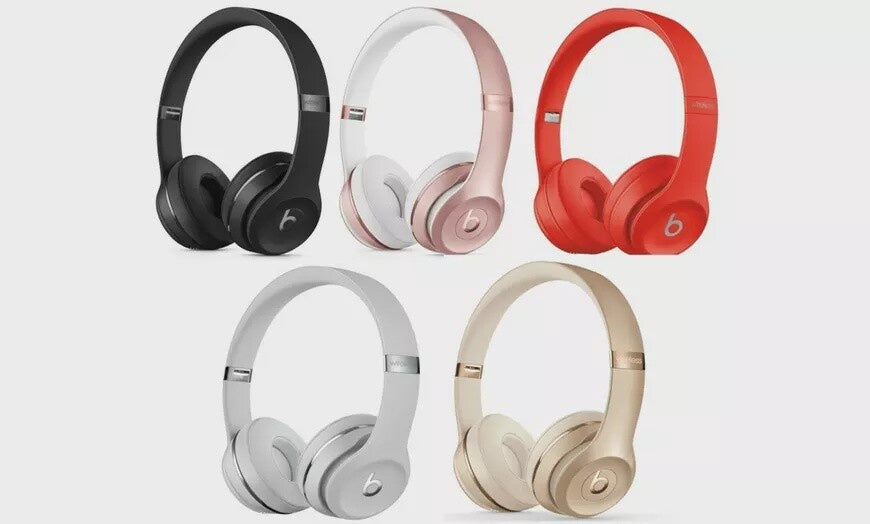 Beats Solo3 Wireless On-Ear Headphones with Apple W1 Chip - Brand New - Perfect for Workouts, Travel & Music Lovers