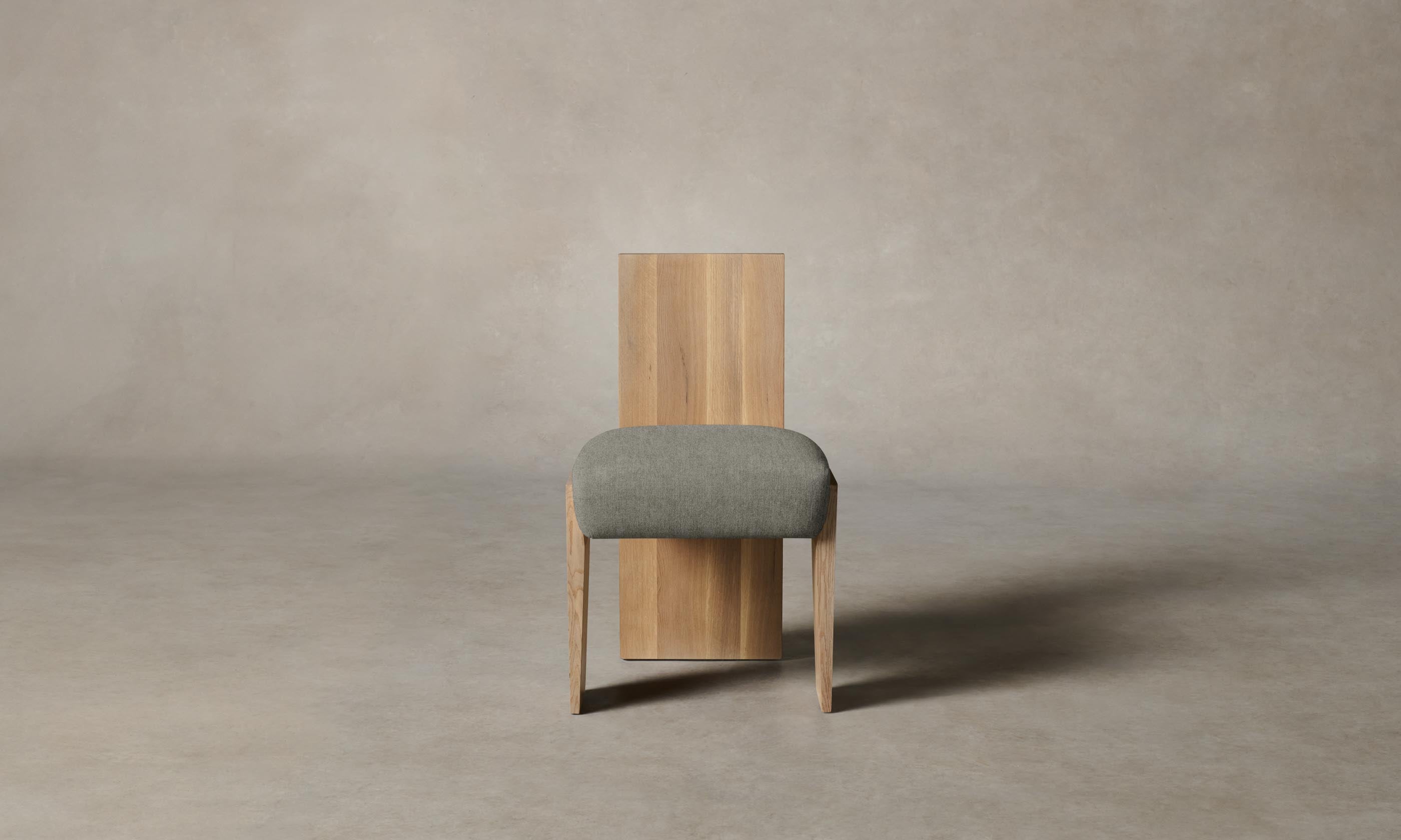 Garrett Dining Chair - Modern Merino Granite Upholstered Seat - Perfect for Kitchen, Dining Room & Office Use