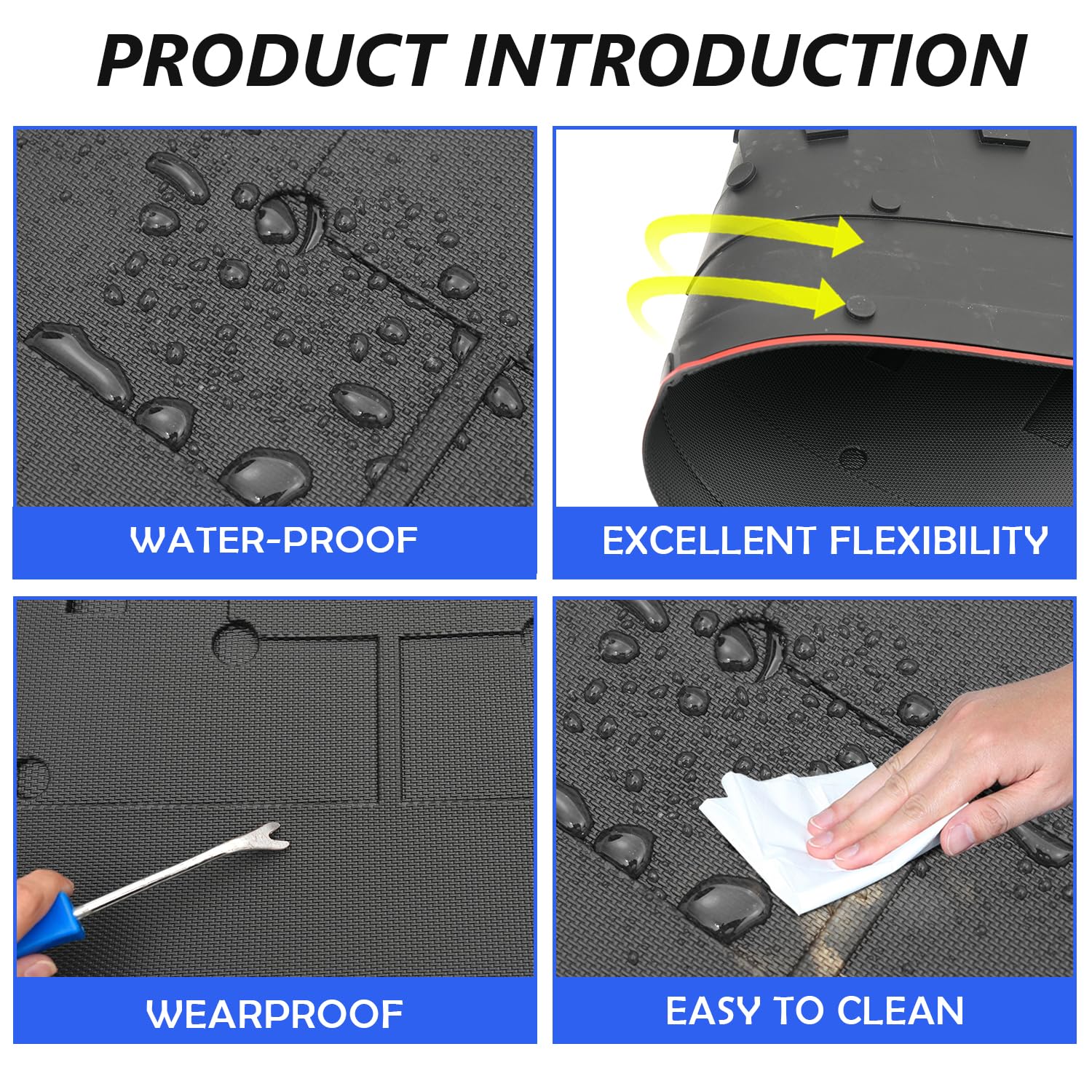 Xipoo Heavy Duty TPE Tailgate Mat for 2020-2025 Jeep Gladiator JT | Durable Cargo Liner Replacement | Waterproof & Anti-Slip Protection | Perfect for Camping, Off-Roading & Outdoor Adventures