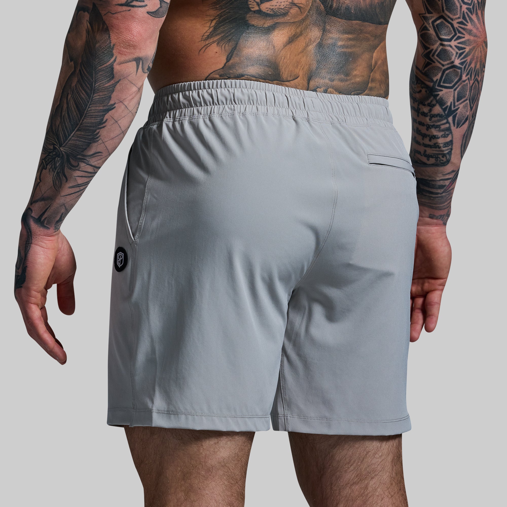 Peak Shorts for Men - Lightweight & Breathable Running Shorts (Paloma Grey) - Perfect for Gym, Jogging & Outdoor Activities