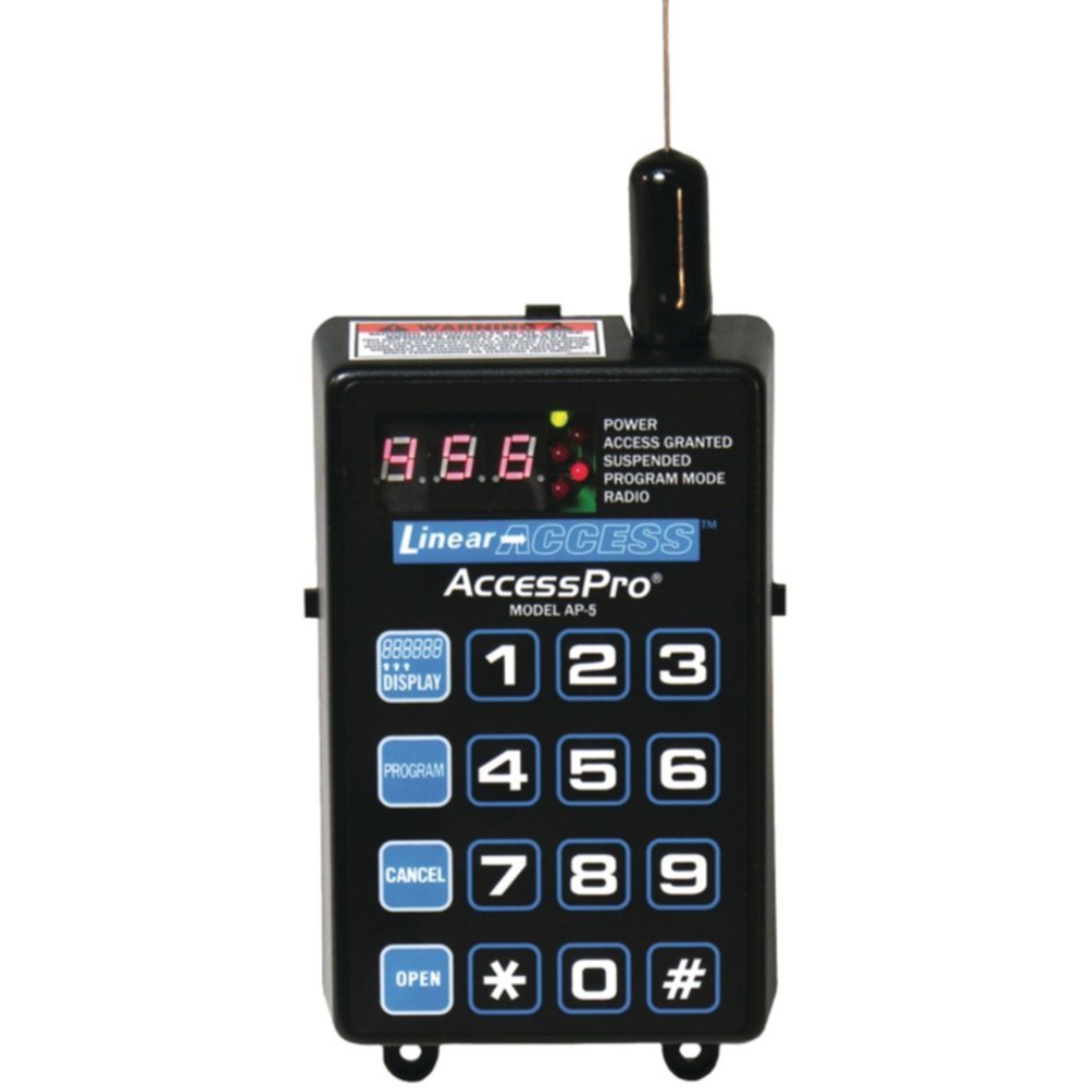 Linear AP-5 Wireless Access Controller for 2 Gates or Doors - Smart Home Security System | Gate Automation & Remote Control for Residential & Commercial Use